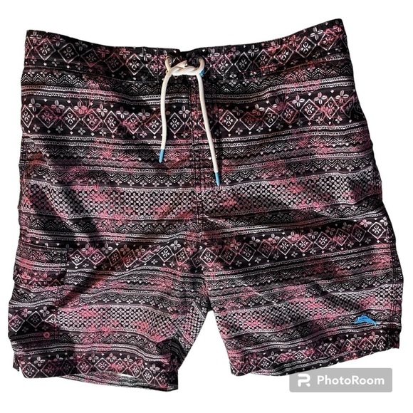 Tommy Bahama men swim beach board vacation shorts surfboard trunks. Large - Picture 1 of 9
